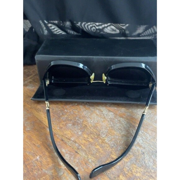 Miu Miu black and Gold frame sunglasses SMU 01X 67 15 06F -0A7 140 2N Made Italy main image 10